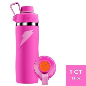 Gatorade Pink Insulated Sports Water Bottle - 22 oz